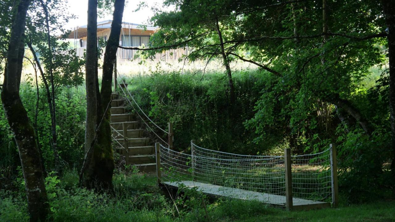 Les Chalets Du Moulin De Valade Condat-sur-Trincou Exterior foto